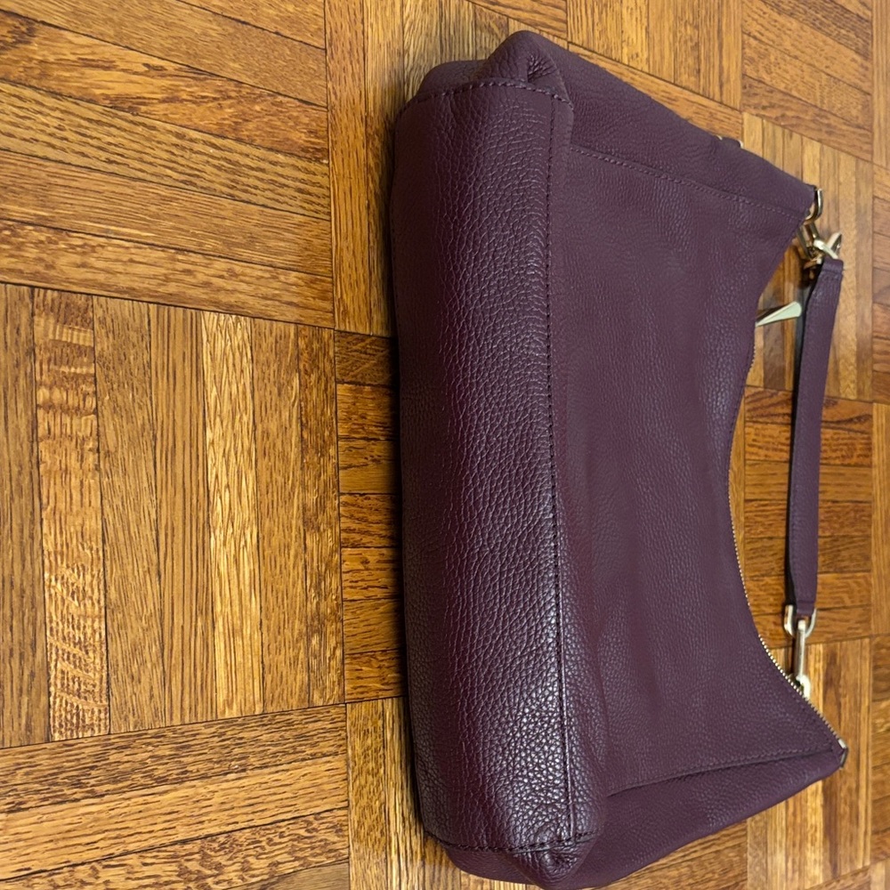 Michael Kors Matilda Plum Hobo Bag with Gold Accents - Picture 4 of 6